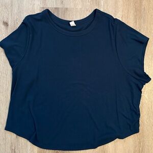 Old Navy Teal Crop Tee